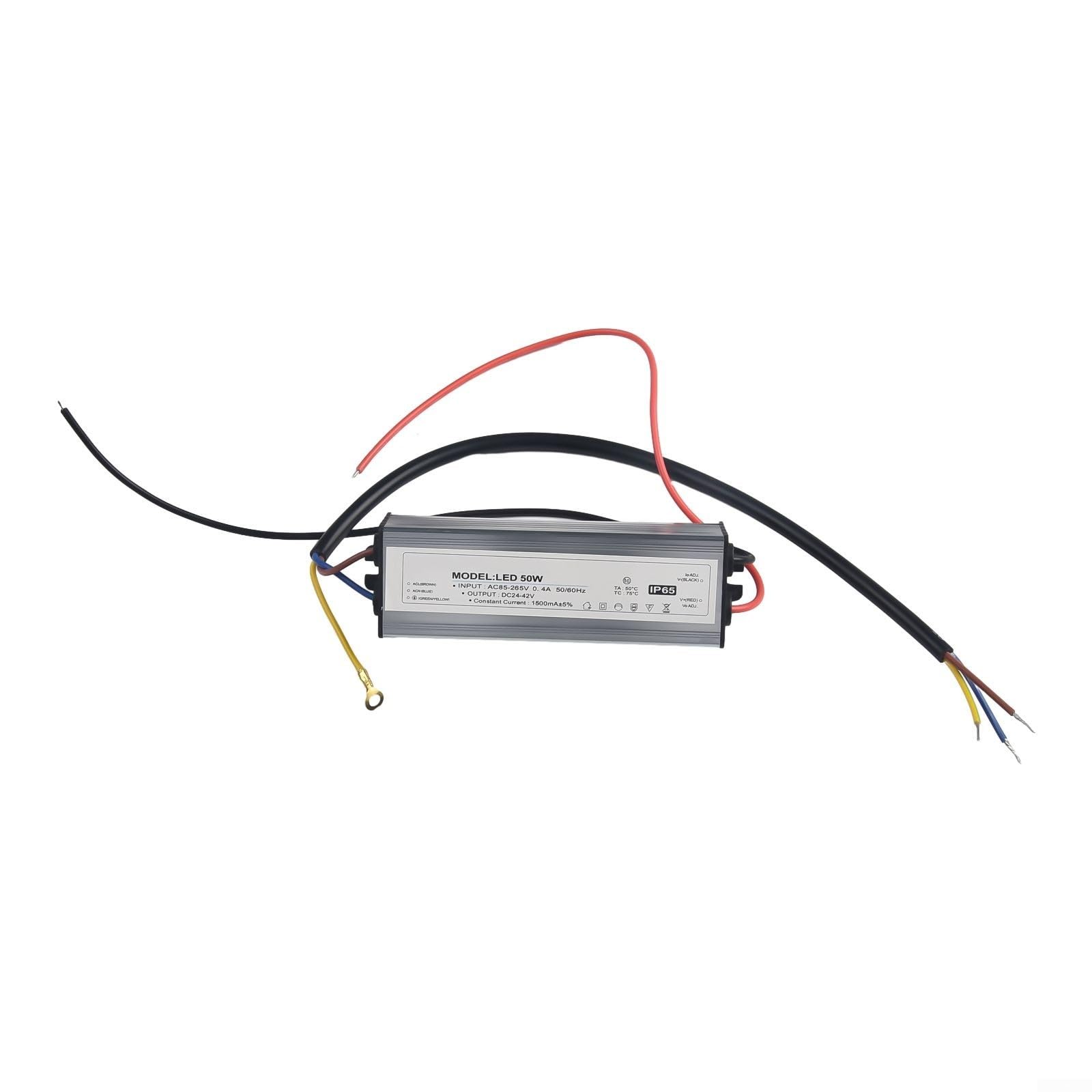 Adaptive DC24 36V LED Driver, 10W 60W Power Supply for Outdoor Lighting (50W (1500MA))