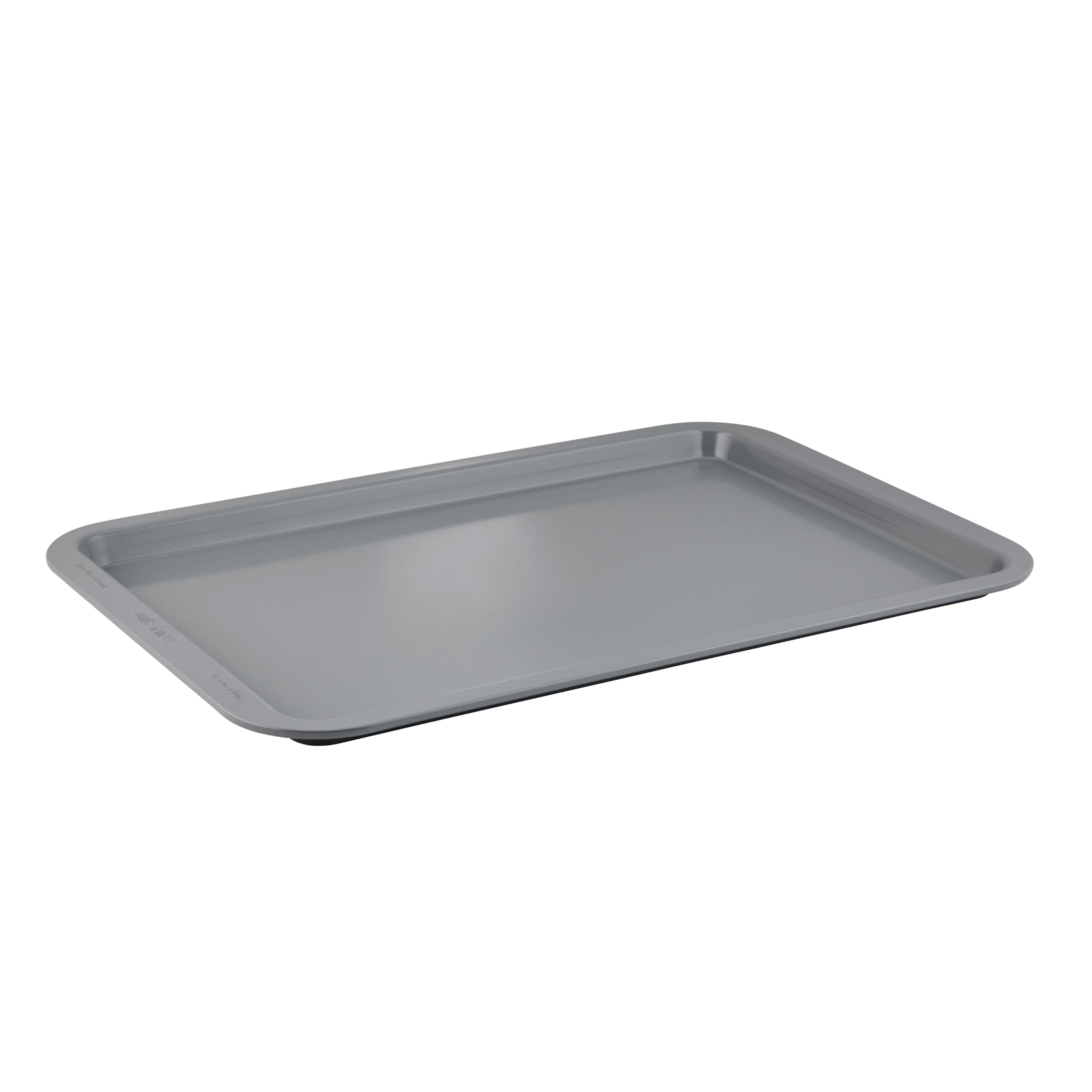 Wiltshire Colour Rush Rectangular Cookie Sheet, Shale Grey, PFOA PTFE Free, Robust Baking Tray, Brownie Tray, Non-Stick Coating, Sheet Steel Bakeware, Internal Size 39x26x1.5cm