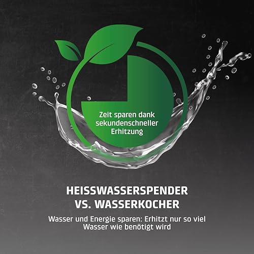 CASO HW 600 - Heißwasserspender - Testurteil: sehr gut - heißes Wasser in Sekunden, spart bis zu 50% Energie gegenüber einem Wasserkocher, für Babynahrung geeignet