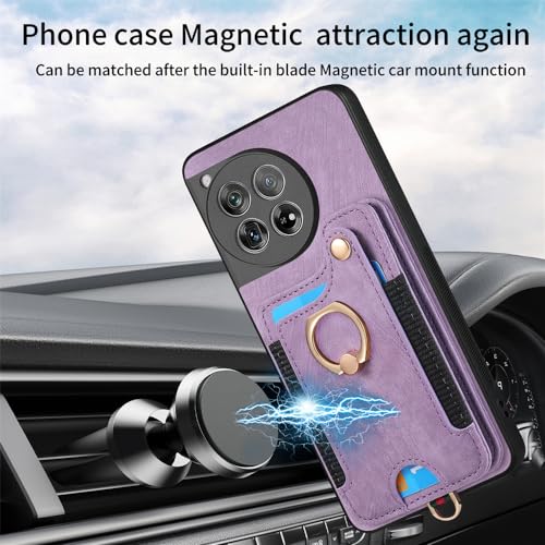 Coque OnePlus 12 5G multifonction avec anneau et dragonne