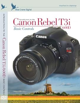 Electronics Blue Crane Digital Introduction to the Canon Rebel T3i/EOS 600D: Basic Controls Training DVD Book