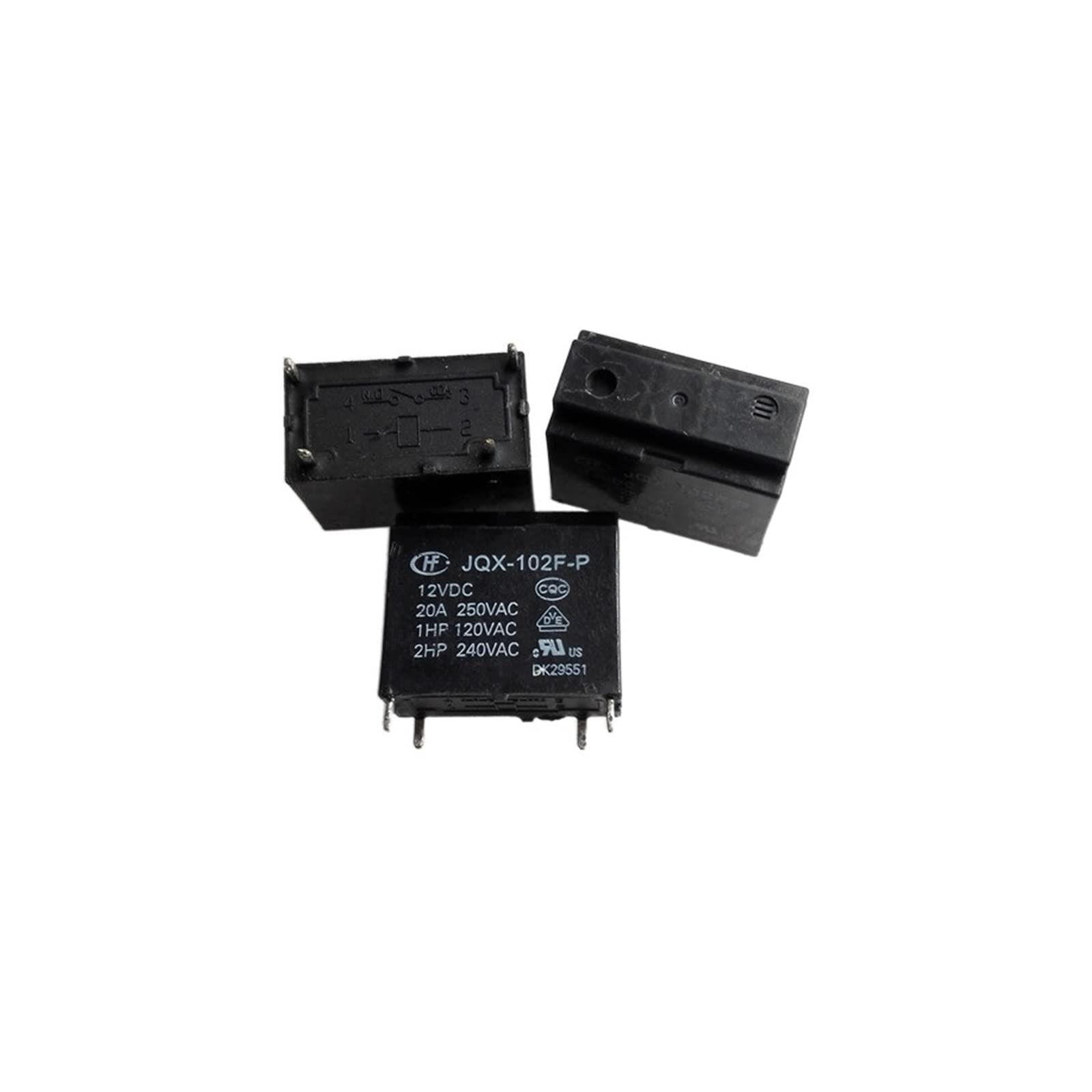 Relais JQX-102F-P-24VDC 20A pour optimiser la puissance de vos cartes électroniques
