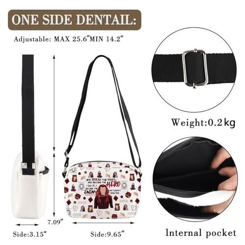 MBMSO Wanda Witch Crossbody Bag Multiverse Madness Gifts for Hero Movie Fans Women's Hero Movie Merchandise Hero Figure Bag2
