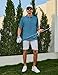 Lxopogk Mens Funny Golf Shirts Short Sleeve Performance Polo Shirts Moisture Wicking Quick Dry Athletic Golf Polo Blue-a