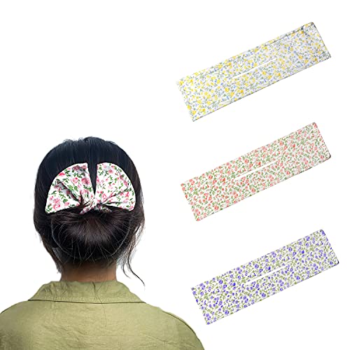 OWIIZI Hair Deft Bun Maker, Magic Headband Clip for Hair Bun French Twist Hair Tool Hair Accessories for Women (3Packs)
