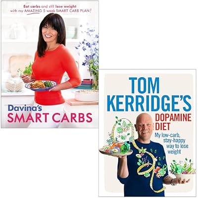 Davina's Smart Carbs By Davina Mccall & [Hardcover] Tom Kerridge's Dopamine Diet By Tom Kerridge Collection 2 Books Set