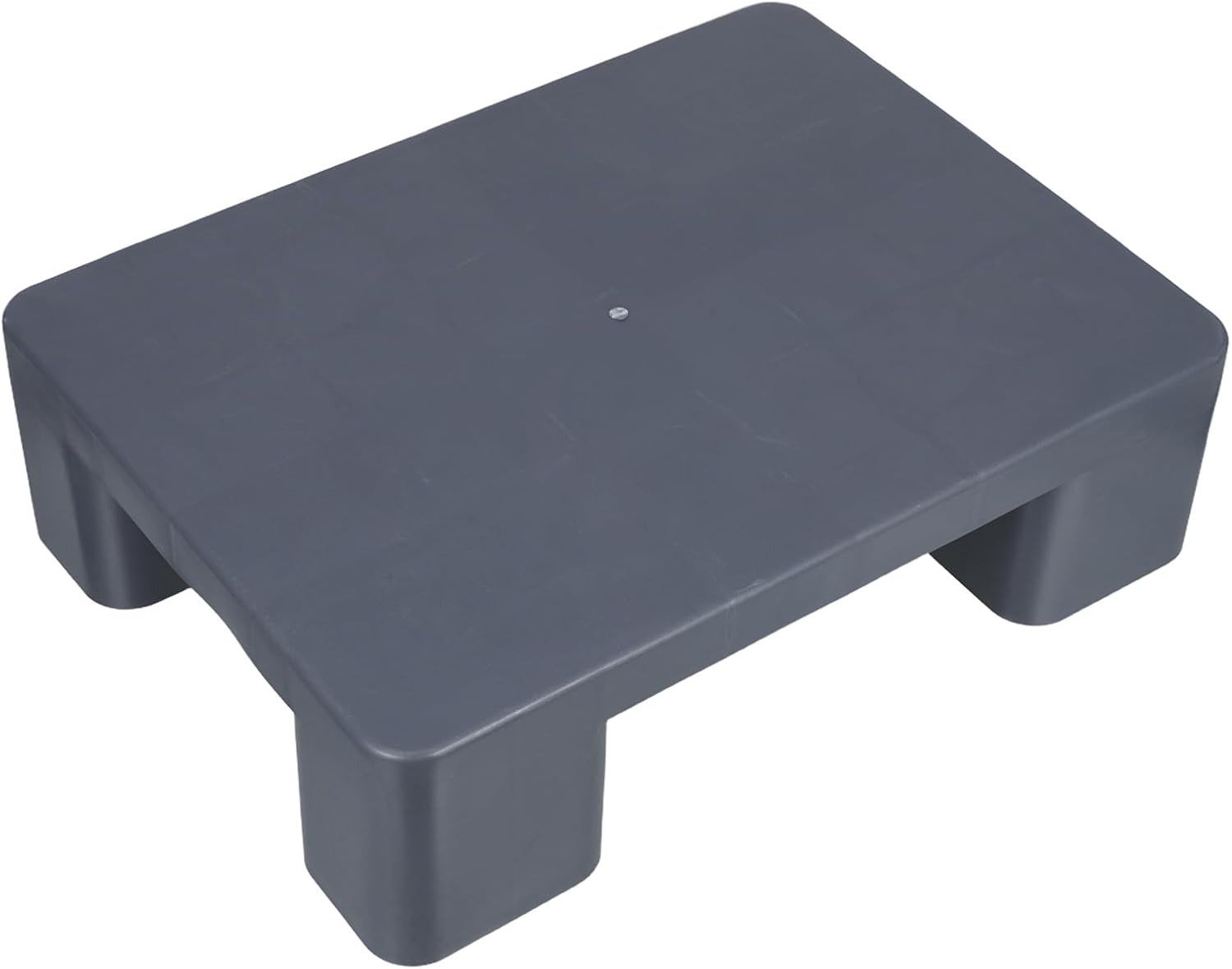 Plastic Pallet Floor Pad 40x30x12cm Gray, Lightweight Breathable Grid Pallet for Supermarket Basement Storage and Warehouse Cargo Handling