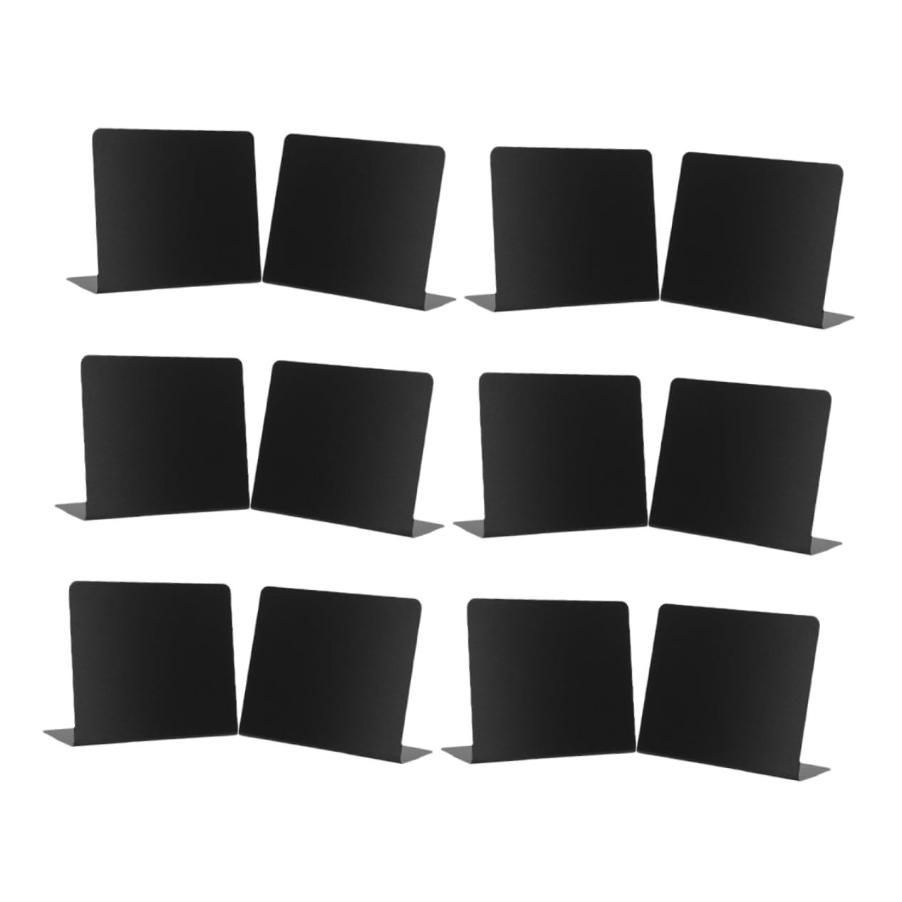 SHINEOFI 60pezzi Lavagnette Decorative Da Mini Lavagne Per Messaggi e Prezzi Riutilizzabili e Stabili Per Buffet Ristoranti e Eventi