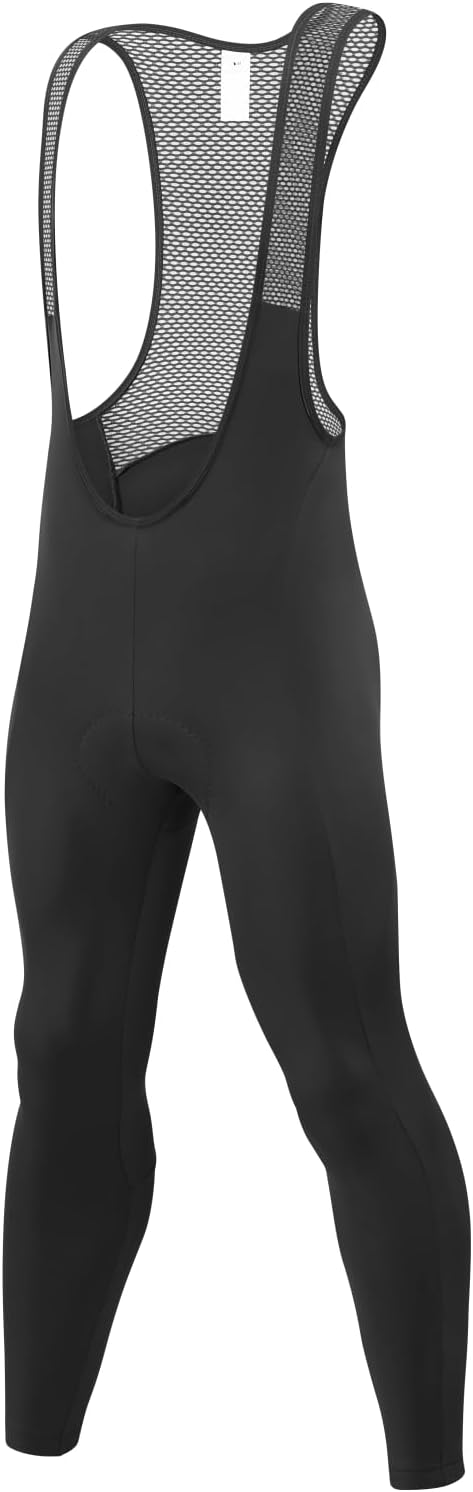 Przewalski Men's Cycling Bib Pants 4D Padded Bike Thermal Biking Tights Leggings Riding Bicycle Bib Tights