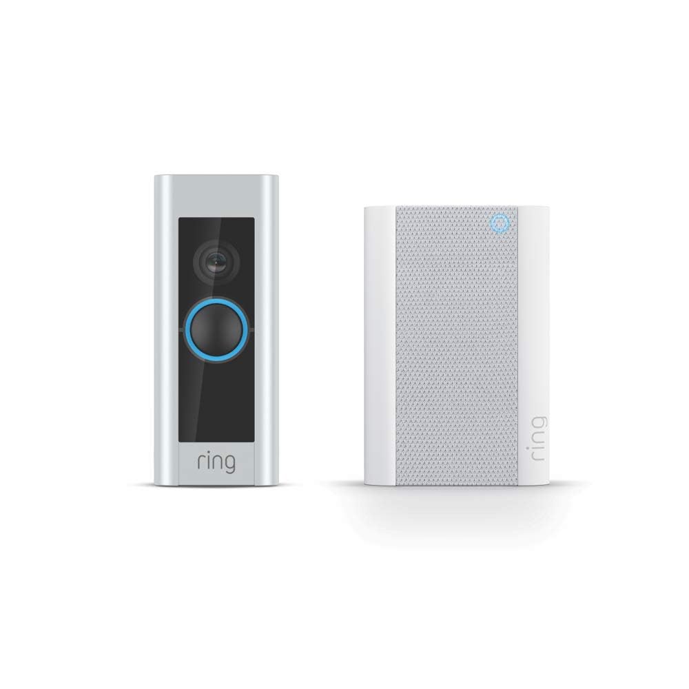Ring Wired Doorbell Plus - Upgraded, with added security features and a sleek design (existing doorbell wiring required) Ring Wired Doorbell Plus - Upgraded, with added security features and a sleek design (existing doorbell wiring required)