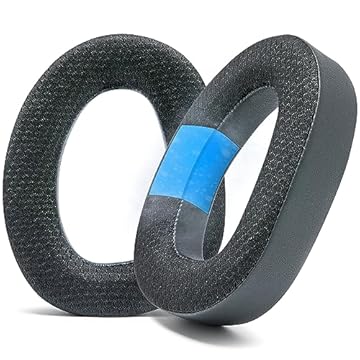 WC Freeze Epos H6 Pro - Almofadas de gel de resfriamento para EPOS H6 Pro/Sennheiser GSP 600 / GSP 500 / GSP 550 / GSP 670 da Wicked Cushions - Melhorar o conforto | Preto