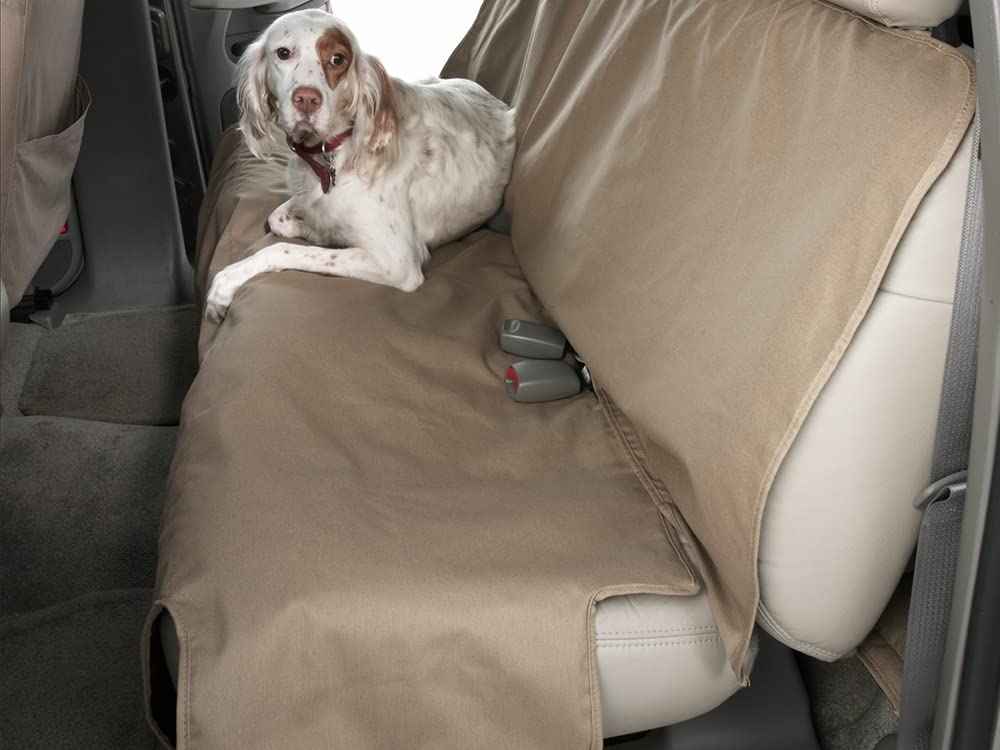Canine Covers DE2011GY Econo Plus 2nd Row Semi-Custom Fit Seat Protector - Polycotton (Grey)