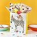 Talking Tables Safari Animal Themed Table Cover 1 Pack for Children's Birthday & Baby Shower Eco-Friendly Disposable Tablecloth Perfect for Jungle & Madagascar Parties 70in x 47in