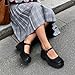 Imagen de DREAM PAIRS Mary Jane Mujer Zapatos de Tacón Ancho Cómodos con Plataforma Mujer Lolita Japonesa Negro-PU SDPU2346W-NEW-E Talla 39