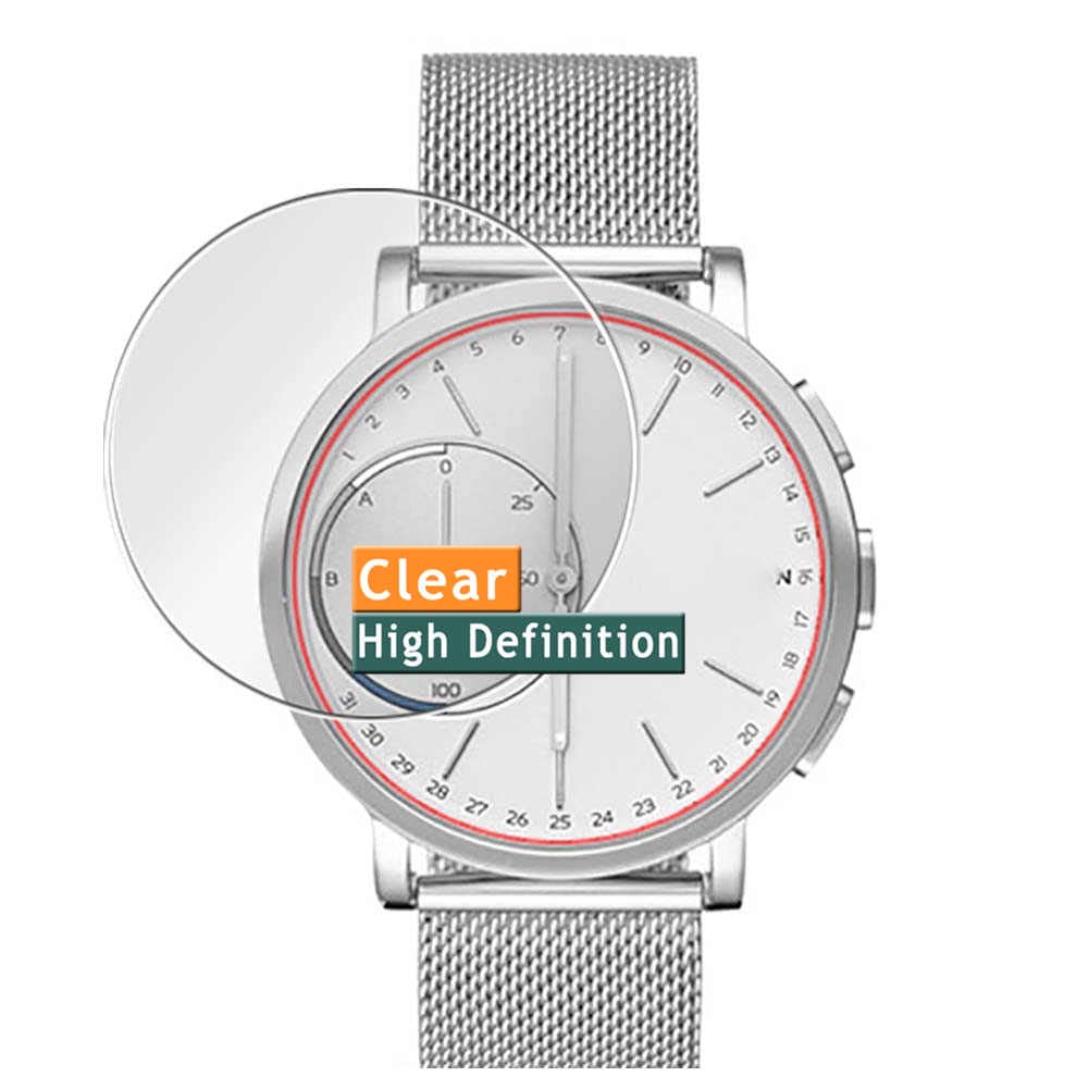 VaxsonVaxson 3-Pack Screen Protector, compatible with Skagen Hagen Connected 42mm Smartwatch Hybrid Watch TPU Film Protectors Sticker [ Not Tempered Glass ]