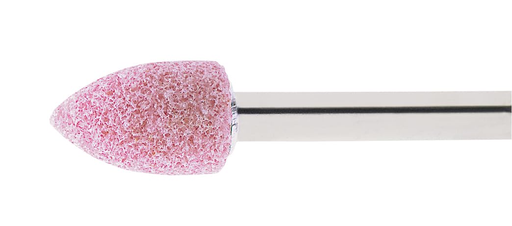 LUKAS-ERZETT 20 x Schleifstift SP Spitzbogenform für Edelstahl 5x10 mm Schaft 3 mm | Korn 100-5x12x2cm