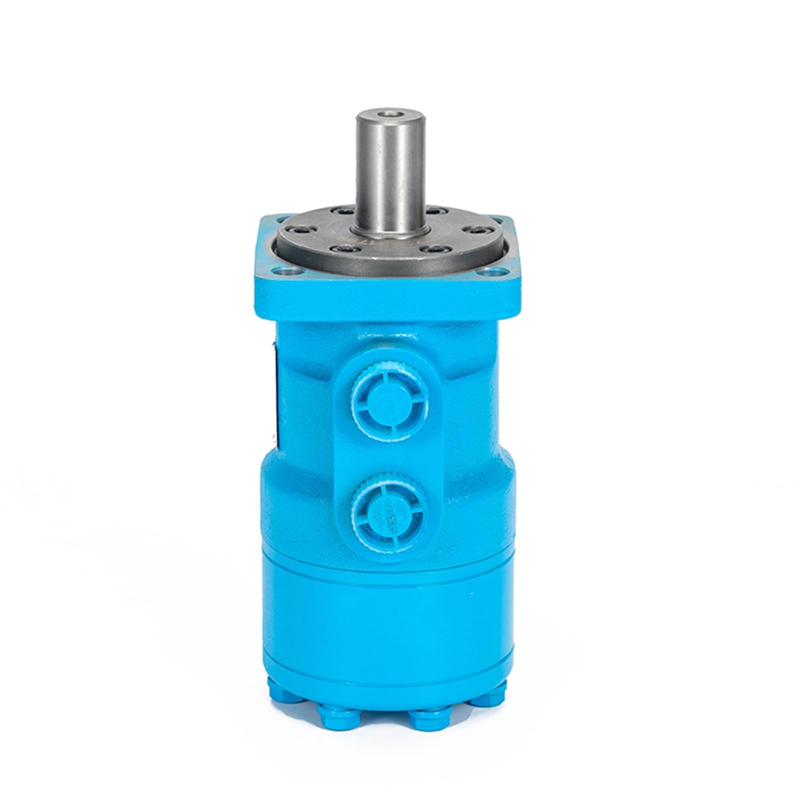 Motor hidráulico BM1, BM1-315 de 4 Orificios, Motor de Aceite, Baja Velocidad y Alto par, diámetro de Eje de 25 mm, Distancia Entre Orificios de 70 x 70 mm, Puerto M18 x 1,5, centrado de 80 mm.