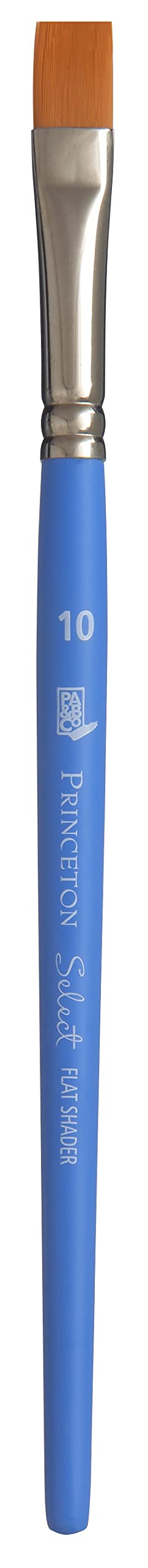 Princeton Select Artiste Flat Shader Paintbrush, Size 10, Multicolor