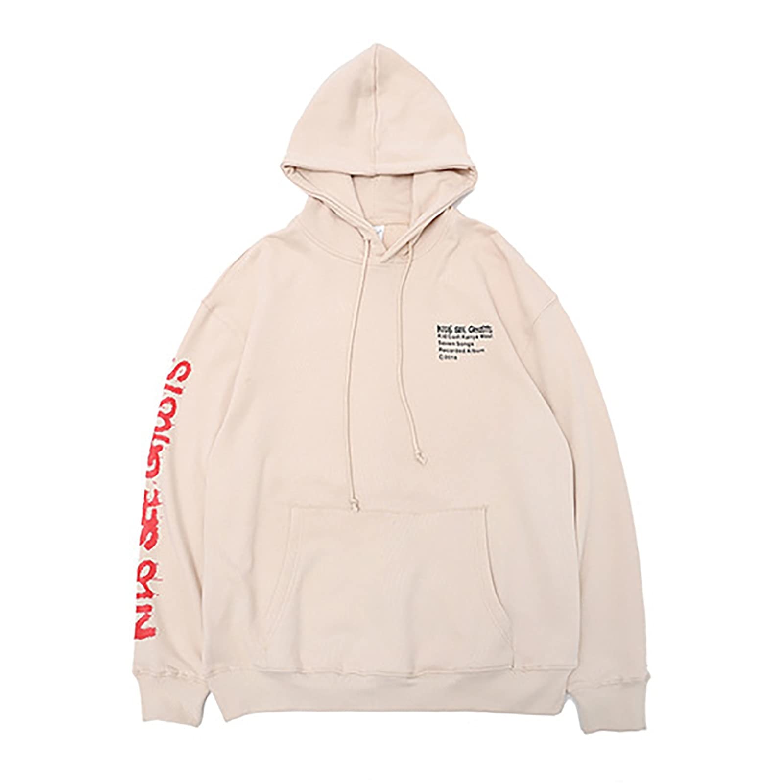 G&F Kanye Felpe con Cappuccio Unisex Cotone Maglione con Cappuccio Hip Hop Felpa Manica Lunga Abbigliamento Strada