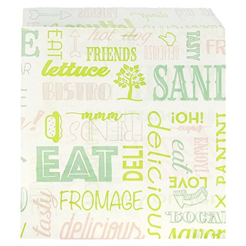 Sacchetti Aperto 2 Lati Parole - Hamburger 34