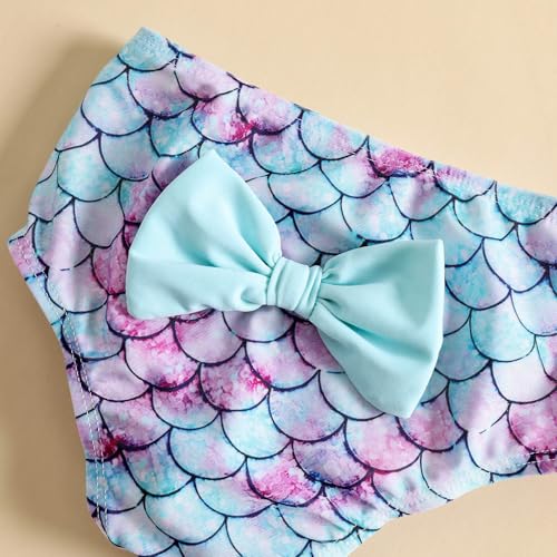 Image of Baby Bucket Girls Stylish Two-Piece Swimsuit| Baby Girl Bikini Swimsuit with Headband