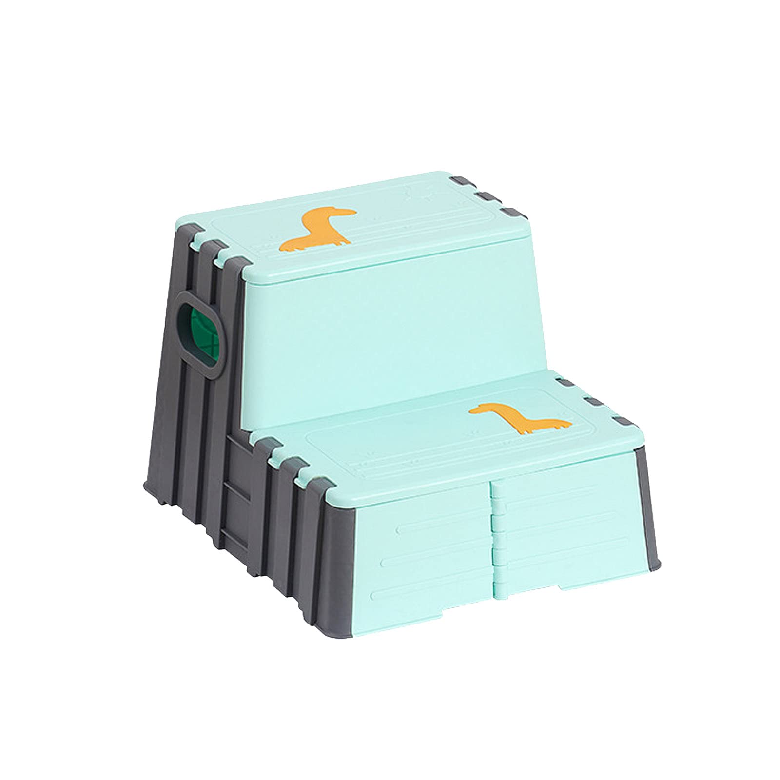 Two Step Stool Folding 2-Step Stool Portable Fold Stools for Potty Training, Bathroom, Kitchen Fold Stools Standing
