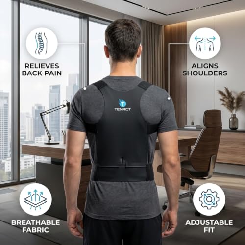Image of Posture Corrector Belt for Men & Women Invisible Under Clothes Back Support | Back Pain Relief Belt | Backbone Straight Belt