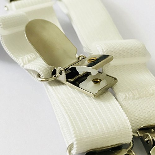 Monochef 8Pcs(2 Sets) Sheet Straps Suspenders Band Adjustable Bed Corner Holder Elastic Fasteners Clips Grippers Mattress Pad Cover Fitted Sheet #TOP3