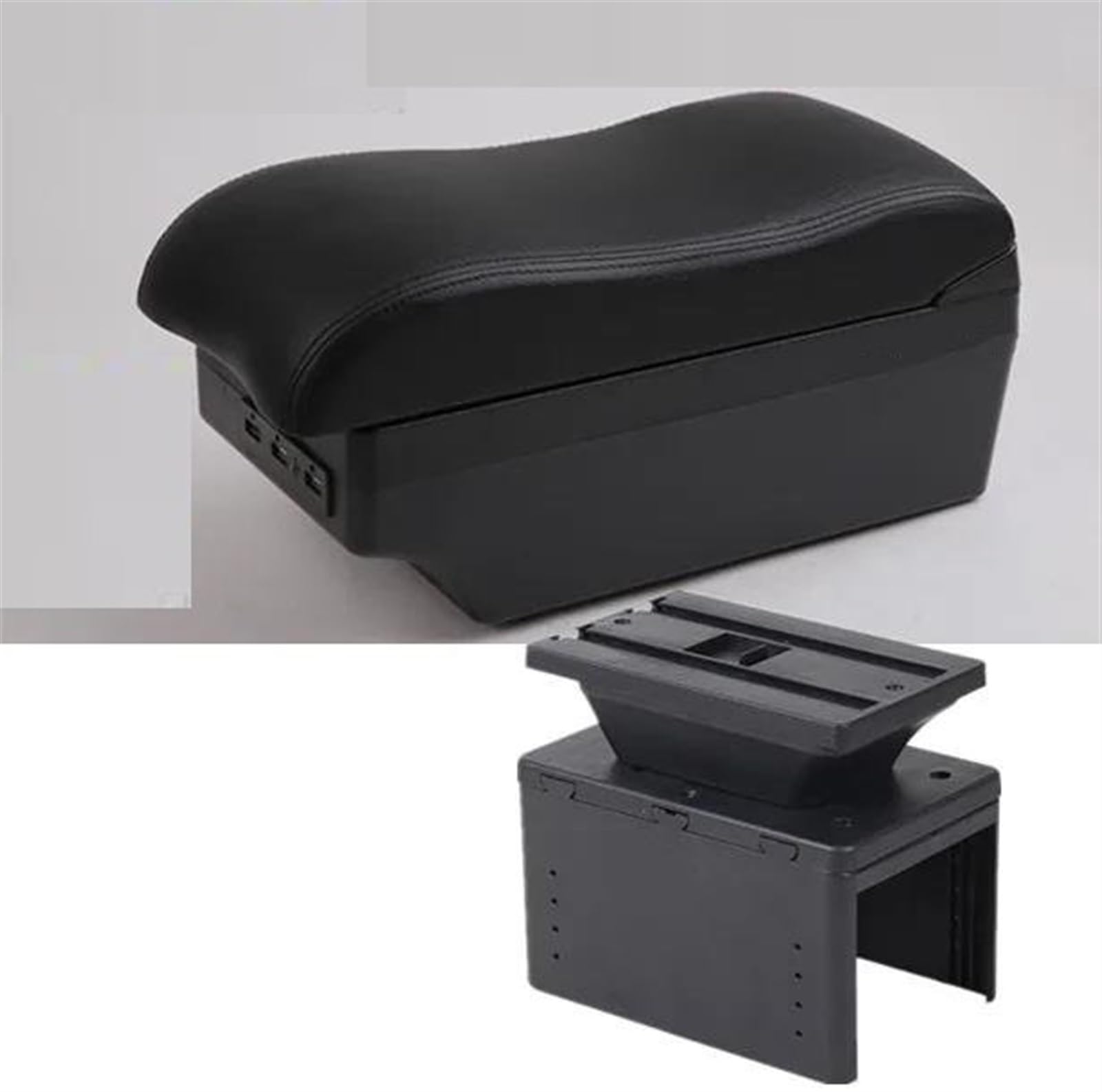 Ysdsls C Black Line 7Usb Pu Leather Car Accessories Interior Details Armrest Storage Box Modification Parts For Zafira B