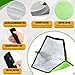 Teenyyou 2 Pack Portable Foldable Solar Oven & Solar Cooker | Mini Camp Stove with Sun-powered Heating | Outdoor Cookware for Food Reheating & Compost Acceleration