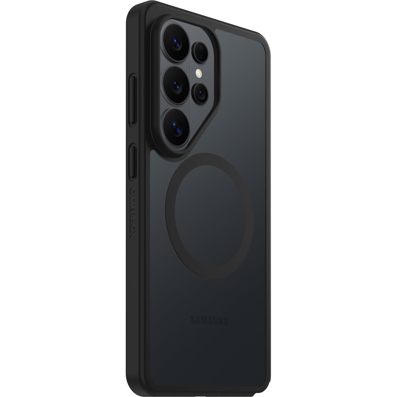 OtterBox Cover React Series con Magneti per Samsung Galaxy S26 Ultra, resistente a shock e cadute fino, cover ultrasottile, testata a norme MIL-STD 810G, Trasparente/Nero