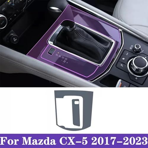 Protector LCD Mazda CX-5 autocurativo película PPF transparente antiarañazos para consola central 5