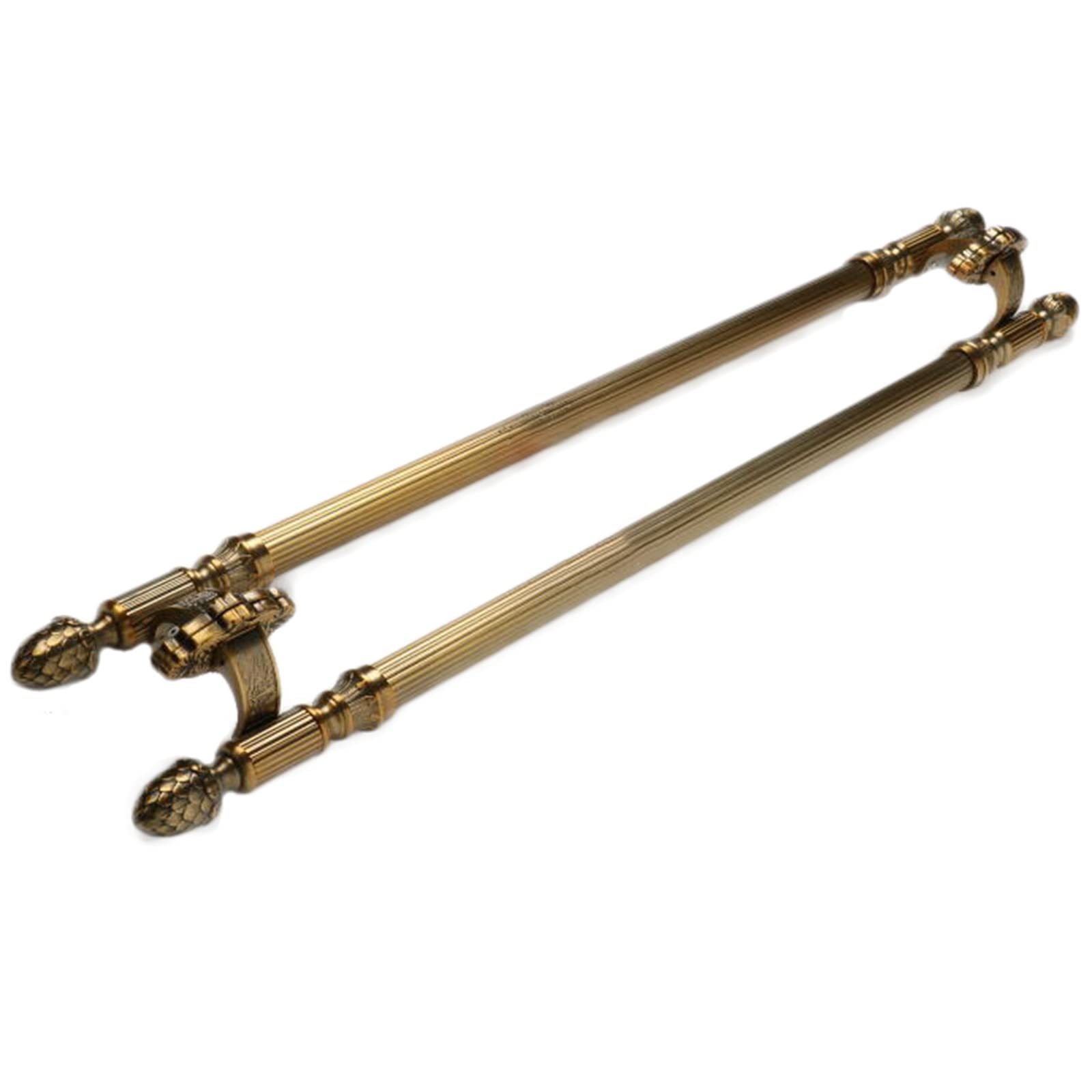 Cwcqgh Bronze 24Inch/31.5Inch/47Inch/59Inch Sliding Barn Door Handle, Entry Door Handle, Push Pull Bar Handle, Heavy Duty Double Sided H Shape Swing Door Handle,-150Cm/59Inch