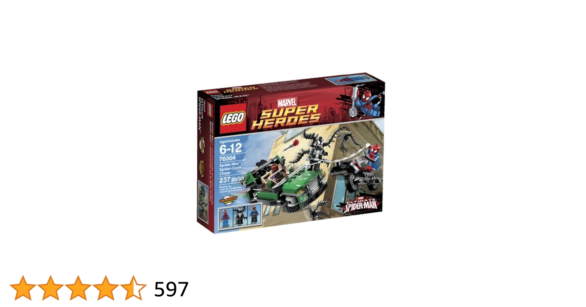 マーベル　スーパーヒーロー　15体 Amazon.co.jp: レゴ スーパーヒーローズ☆ Spider-Cycle Chase