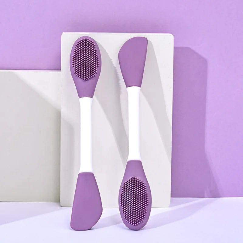 Silicone Face Mask Applicator, Facial Mask Brushes for Mud, Charcoal, Clay Mixed Mask, Soft Makeup Beauty Brush Tools for Apply Cream, Lotion (pack of 1)-image-13