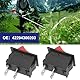 eMagTech 2 Stück Stromkreistrimmer Stoppschalter 2-poliger Ein Aus Schalter 42294300203 Kompatibel mit Stihl FS38 FS45 FS46 FS55 Rasenmäher Zubehör