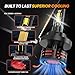 VIONTREX High Low Beam Fog Light Bulbs Combo Pack Fit for Ford F150 2004-2014 / F250 F350 F450 Super Duty 2005-2022 Driving Light Bulbs Kit,6500K White Car Lamp Plug and Play,IP68 4-Pack