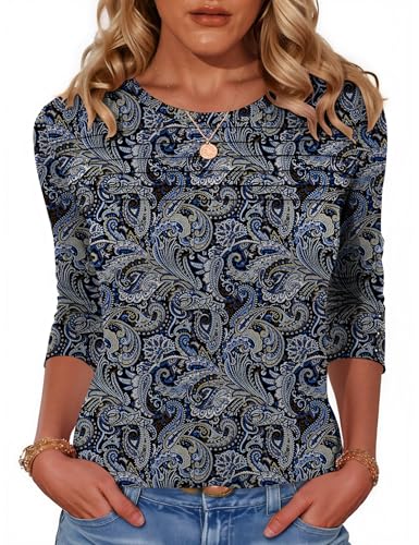 Trendy Womens Fall Tops Long Sleeve Dressy Casual Office 15 womens fall tops - black and blue cashews