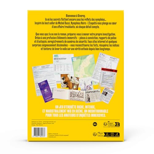 Jeu d'enquête Miraludo Nymphéas Noirs - vue 4