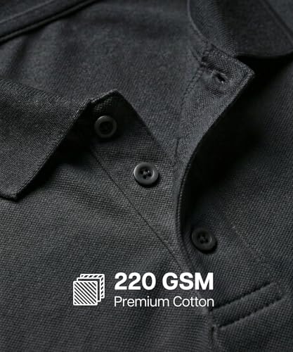 Image of Scott International Cotton Polo T Shirt | Collar Half Sleeves Plain T-Shirt | Tshirt for Men Stylish | Casual Tee for Office, Sports, Gym & Everyday Comfort | Men's Breathable All-Season Tshirt