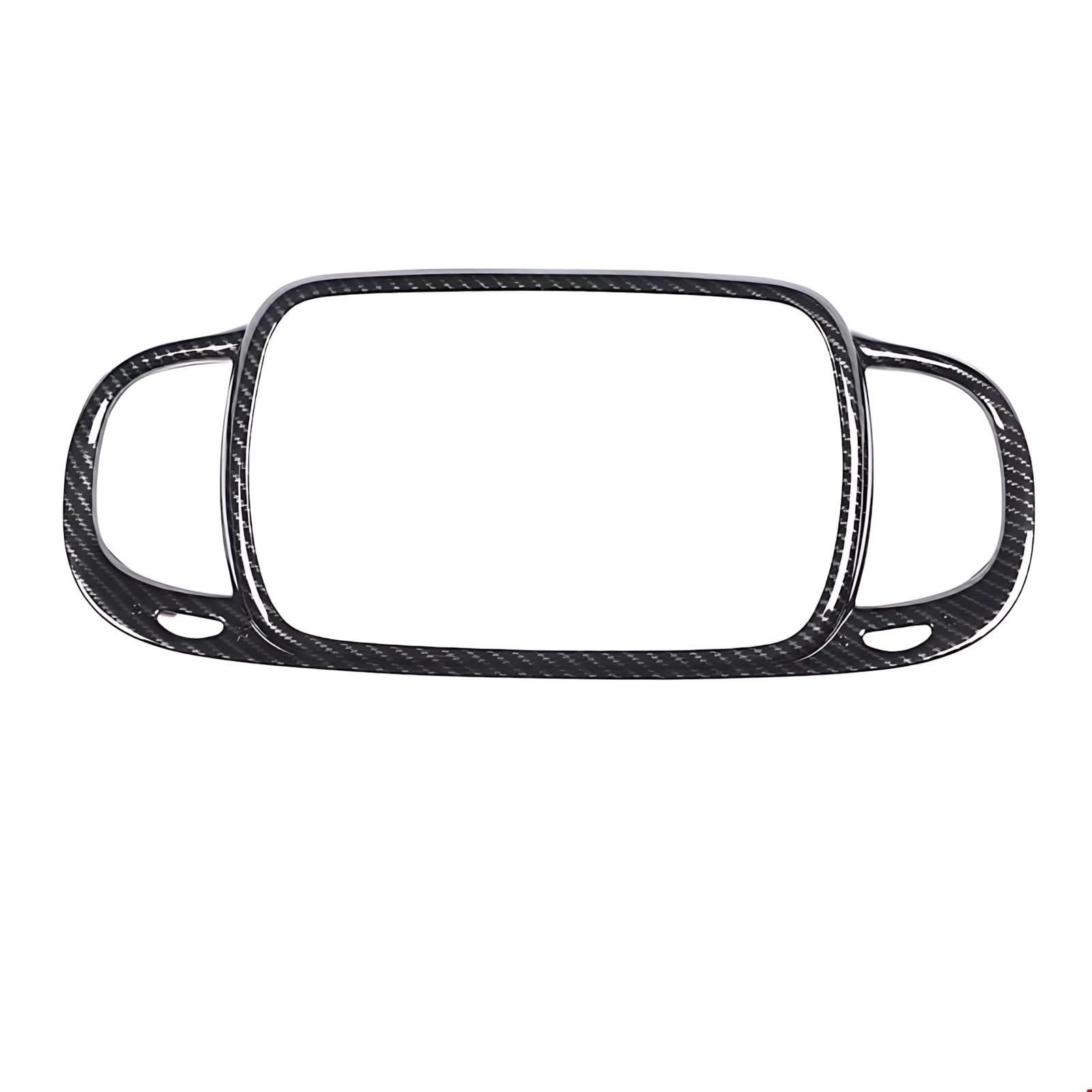 Dashboard Trim Air Vent Compatible with Abarth for 595 695 2016-2024 ABS Car Center Air Vent Trim Frame Air Outlet Decorative Cover Sticker
