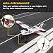 Top Race Remote Control Plane - 3 Channel RC Airplane with Propeller Saver - Easy to Fly - Durable Construction - Suitable for Adults, Kids, and Beginners - Stylish Design in Red - 12.2x15.8 Inches