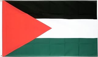 SHATCHI Bandiera Nazionale Palestina Medio Oriente 150 x 90 cm Free Gaza Palestinian...