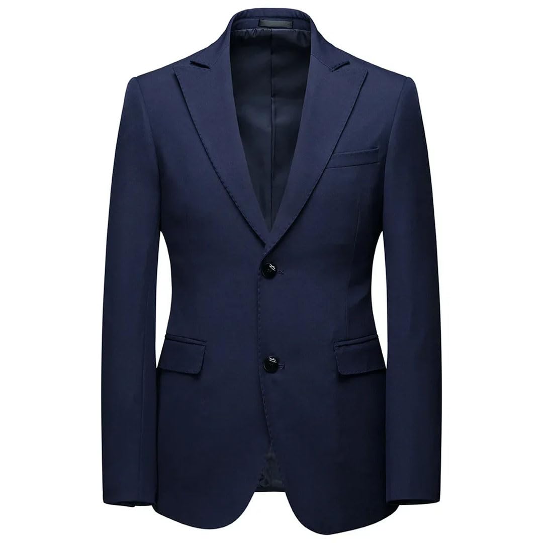 Trajes de negocios para hombre, conjunto de 2 piezas de un solo pecho para fiesta, novio, padrino, vestido de boda (blazer + pantalones)