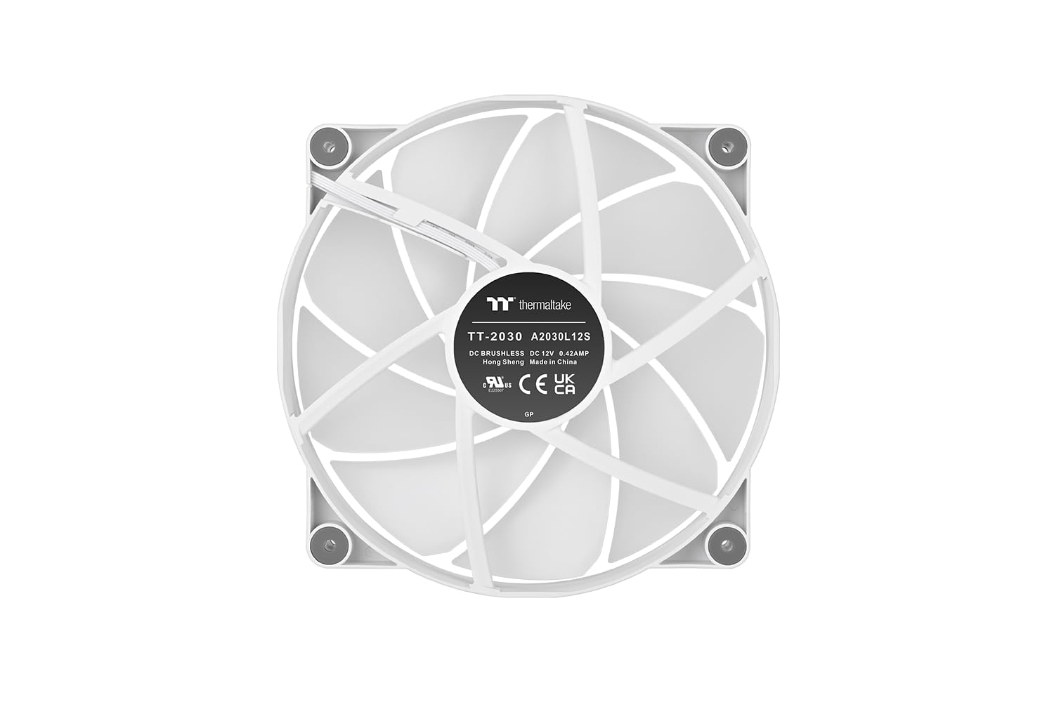Thermaltake CT200 ARGB ホワイト PCファン CT200 ARGB Sync PC Cooling Fan White (Single Fan Pack)