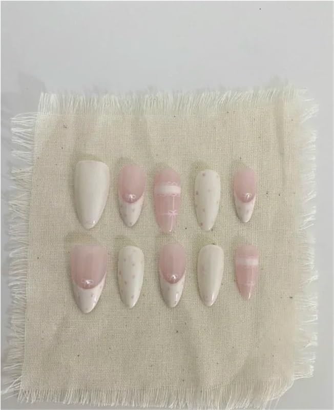 アーモンド、グラデーション、ハンドメイドネイル(M)