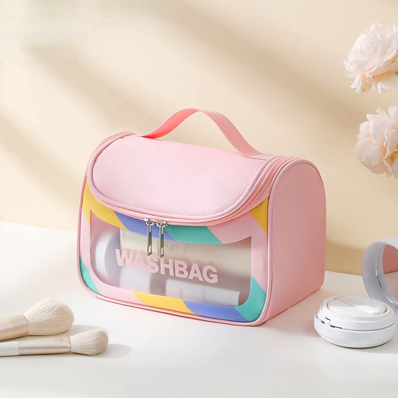 Miniatura 2 de LEJN Neceser Bolsa de viaje Bolsa de maquillaje resistente al agua Bolsa de cosméticos Organizador de viaje Contenedor de tamaño completo Artículos