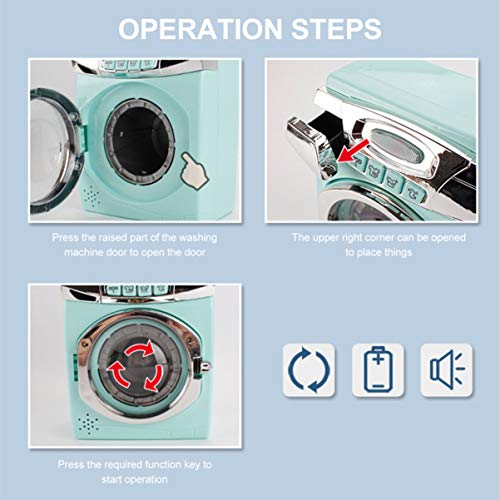image for IMIKEYA Kids Washing Machine Toy Interactive Early Learning Housekeepi