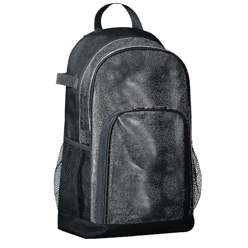 Augusta Sportswear Backpack, Black Glitter/Black, One Size