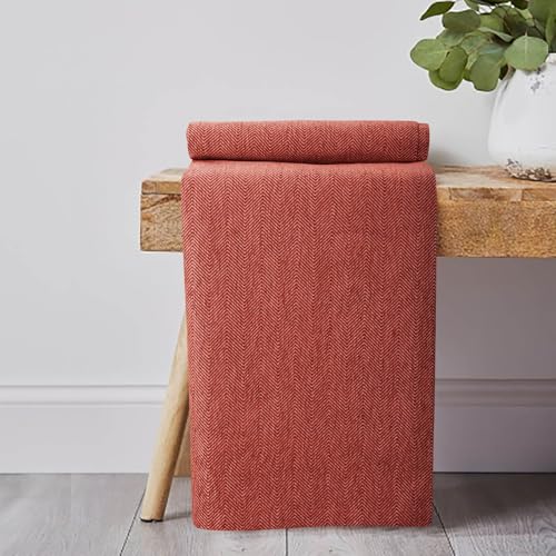 always4u 100% Blackout Jumbo Herringbone Pattern Curtains for Living Room 54 * 95 Inches Modern Red Thermal Insulated Window Drapes Bedroom Lined Full Light Blocking Curtain 2 Panels by always4u - Used condition - Image 9